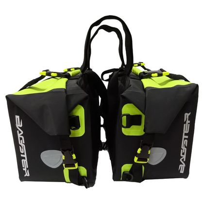 Sacoches cavalières Bagster HAWK (2 x 30 litres) Universel - Noir / Jaune