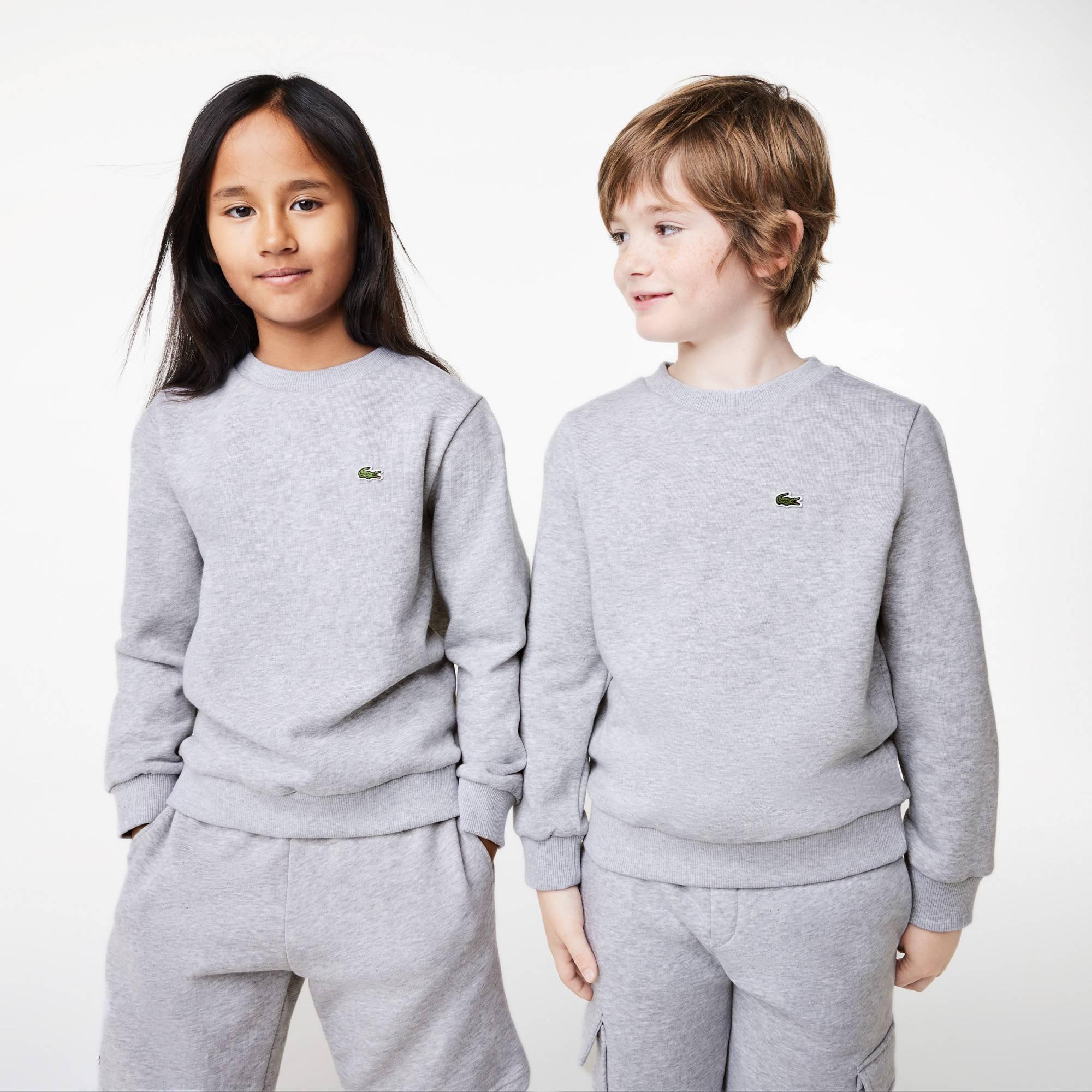 Lacoste Lacoste Logo Fleece Crew Neck Sweater Juniors