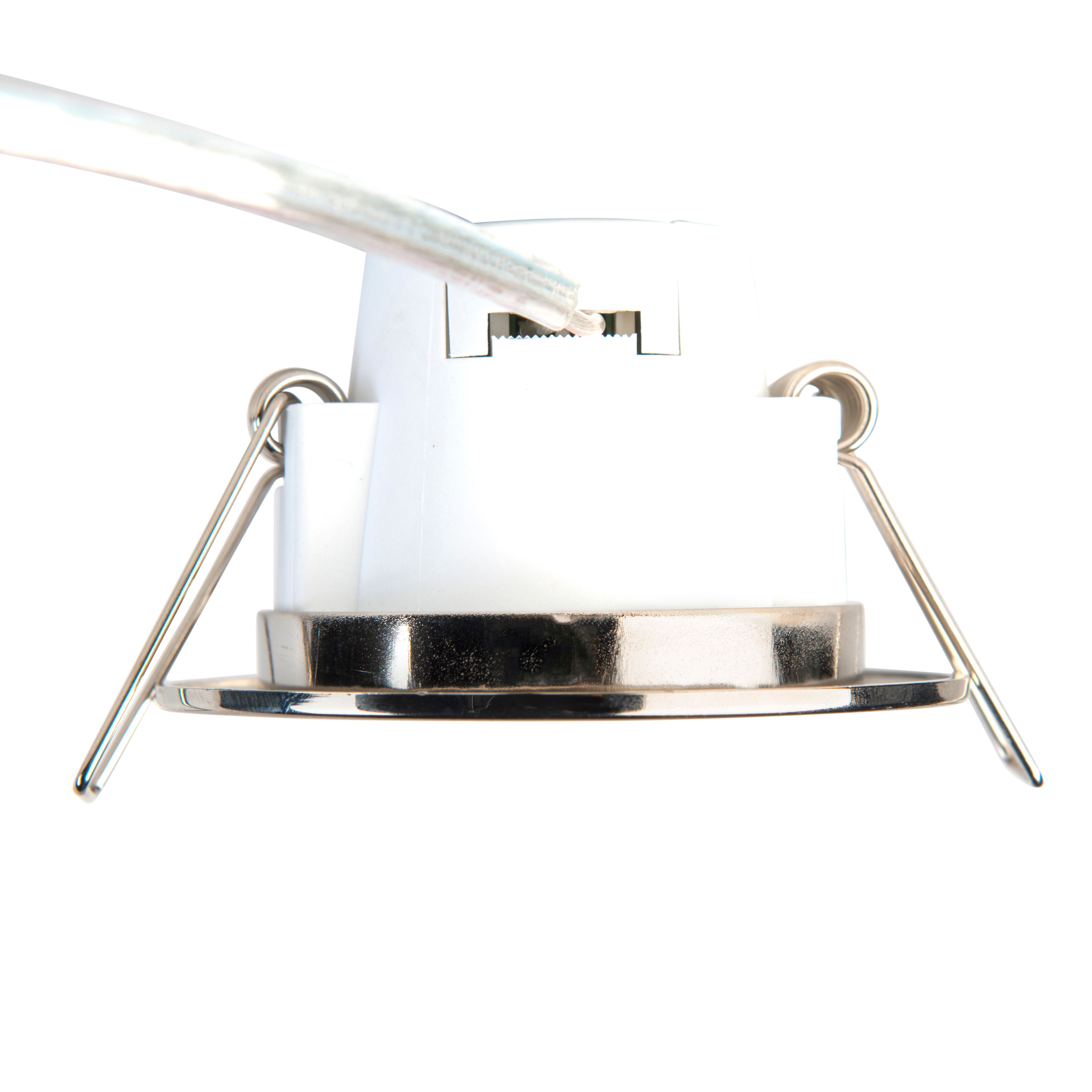Inbouwspot rond staal incl. LED IP65 - Simply