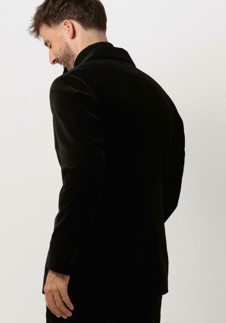 SELECTED HOMME zwarte selected homme colbert slhslim-hale velvet blz