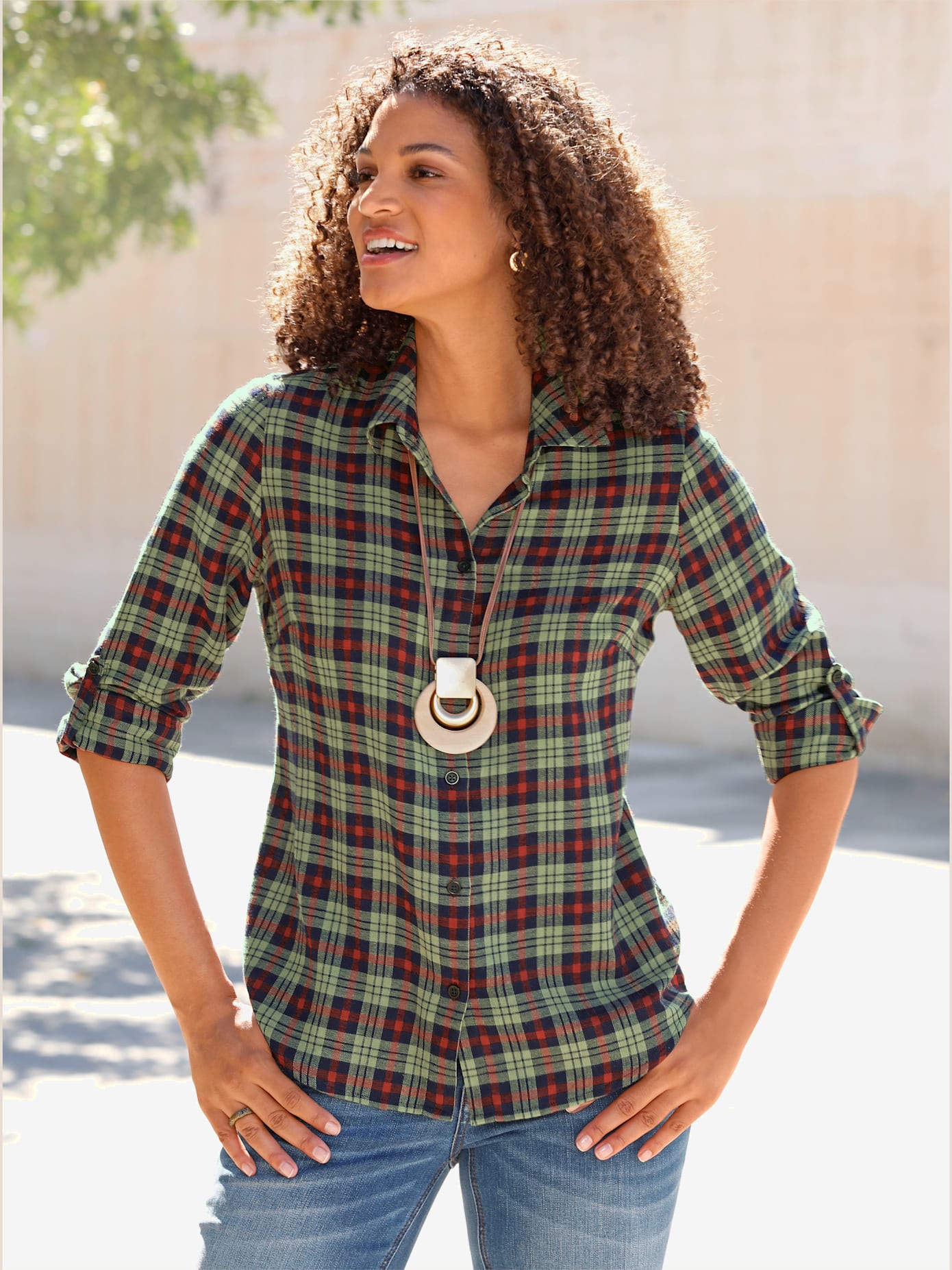 Chemisier en flanelle pur coton
