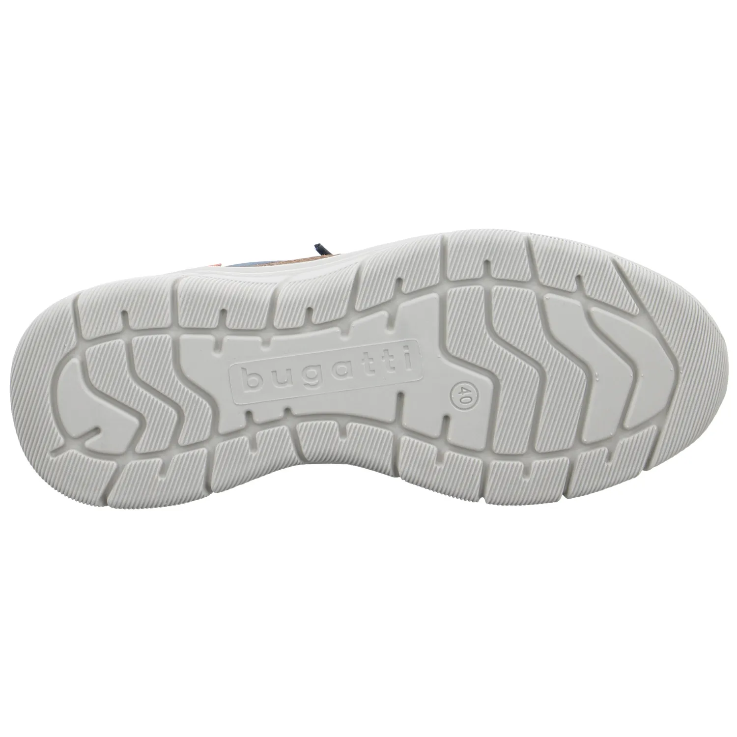 BUGATTI SHOES Halbschuhe Sneaker Stoff Blau Textil