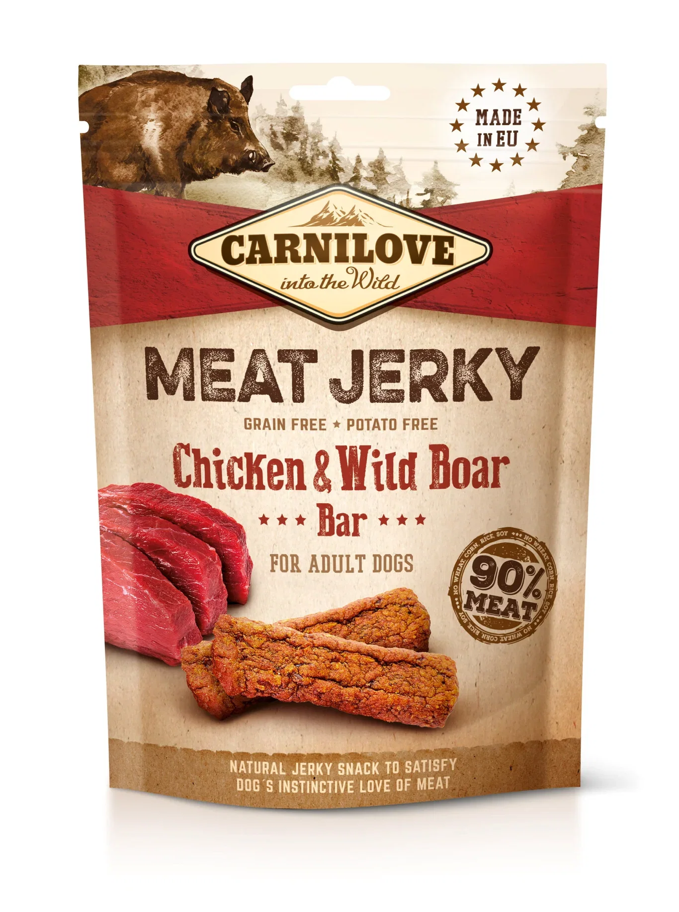 Carnilove Hundegodteri Jerky kylling & villsvin