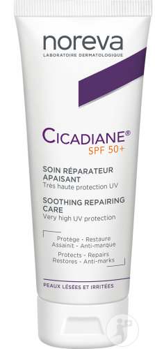 Noreva Cicadiane Soin Réparateur Apaisant IP50+ Peaux Lésées Et Irritées Tube 40ml