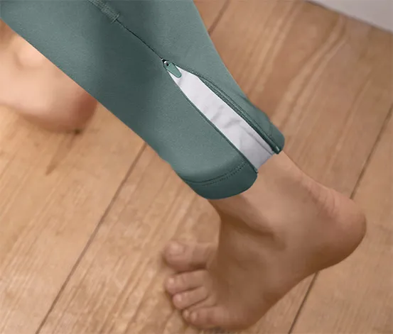 Thermo-Lauftight, salbeigrün