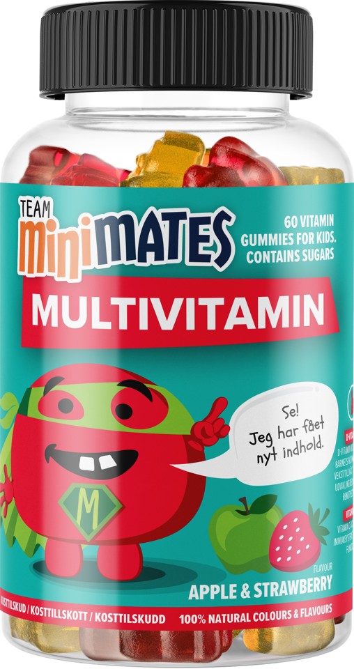 Team MiniMates - Multivitamin Apple & Strawberry 60 pcs