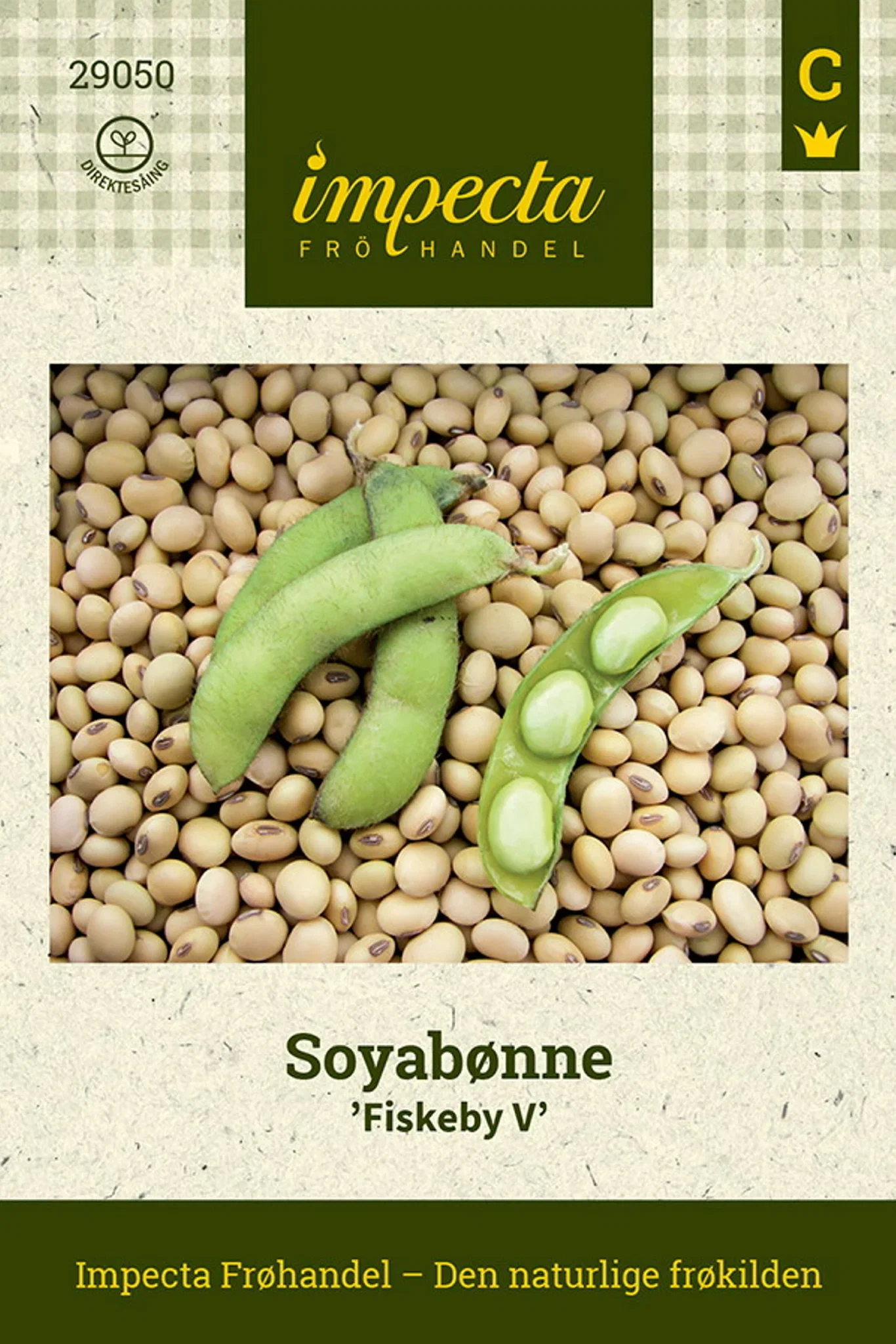 Glycine max 'Fiskeby V' Soyabønne 'Fiskeby V'