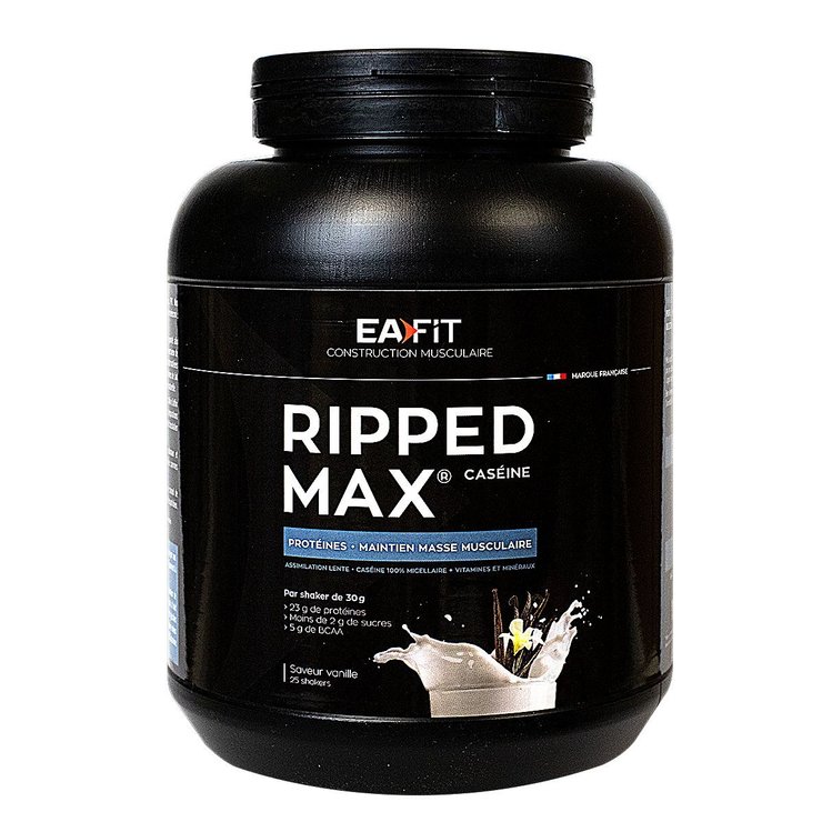 Ripped Max caséine saveur vanille 750g