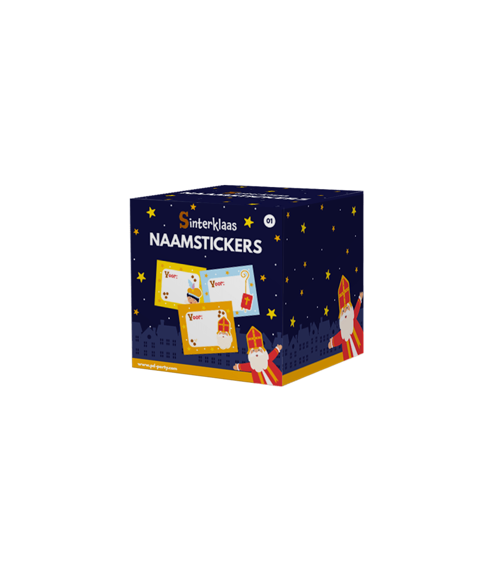 Sinterklaas Naamstickers 50st