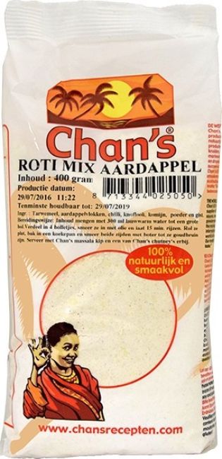 Chan's Rotimix Aardappel 400g