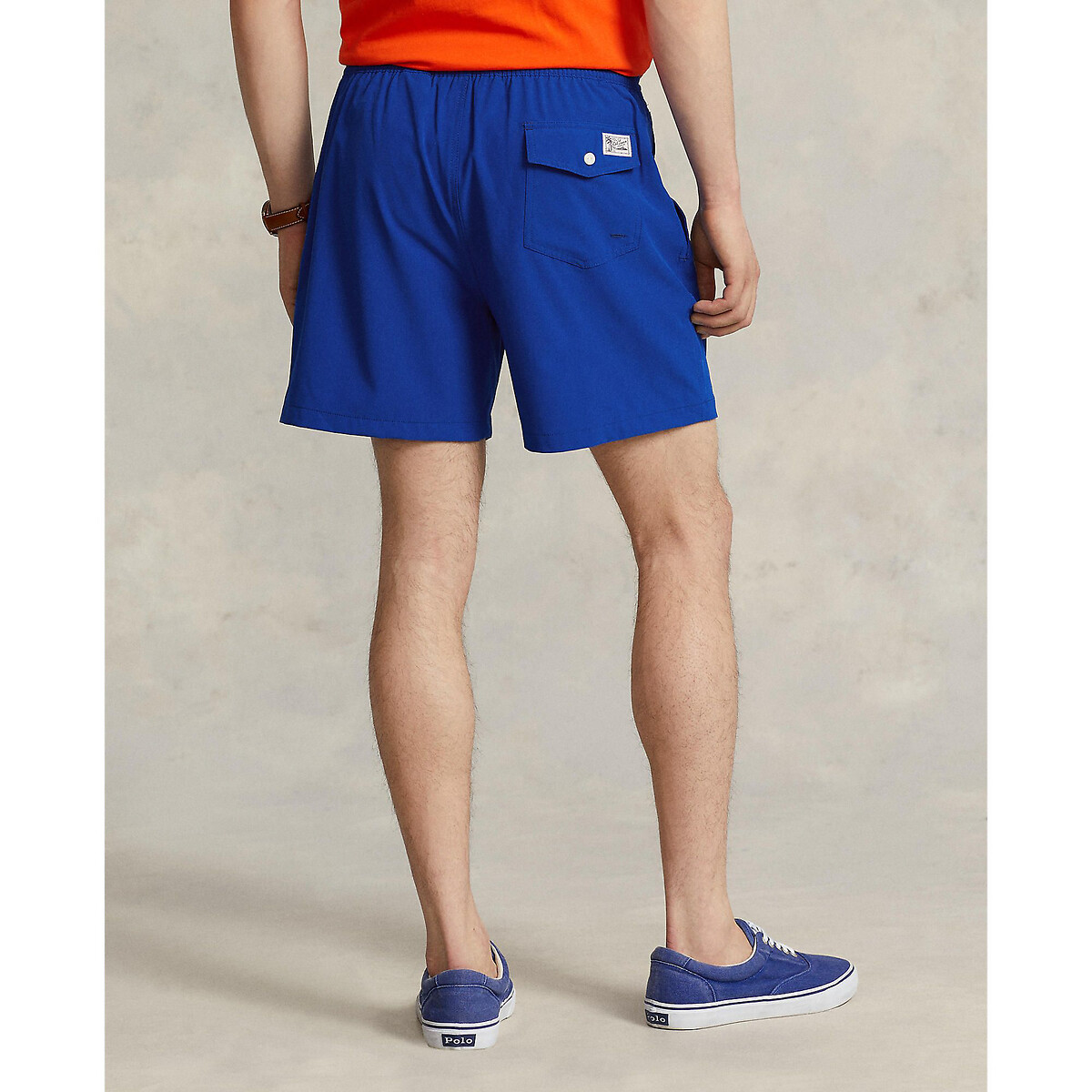 POLO RALPH LAUREN<br>Calções de banho lisos