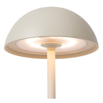 Lucide USB oplaadbare tafellamp Joy 1.5W wit