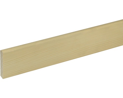 Plint S1 sparren/grenen ruw 8,3 x 50 x 2400 mm