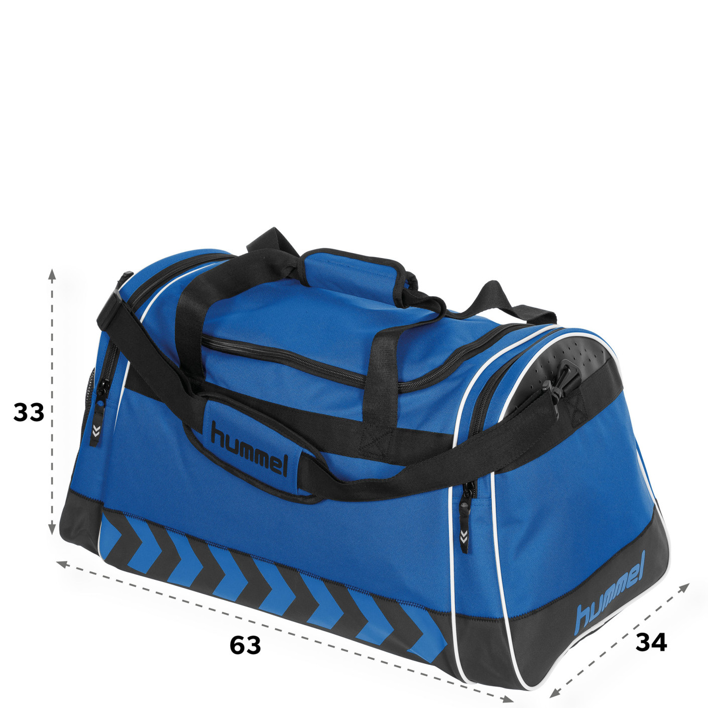 Hummel Luton Sporttas Blauw