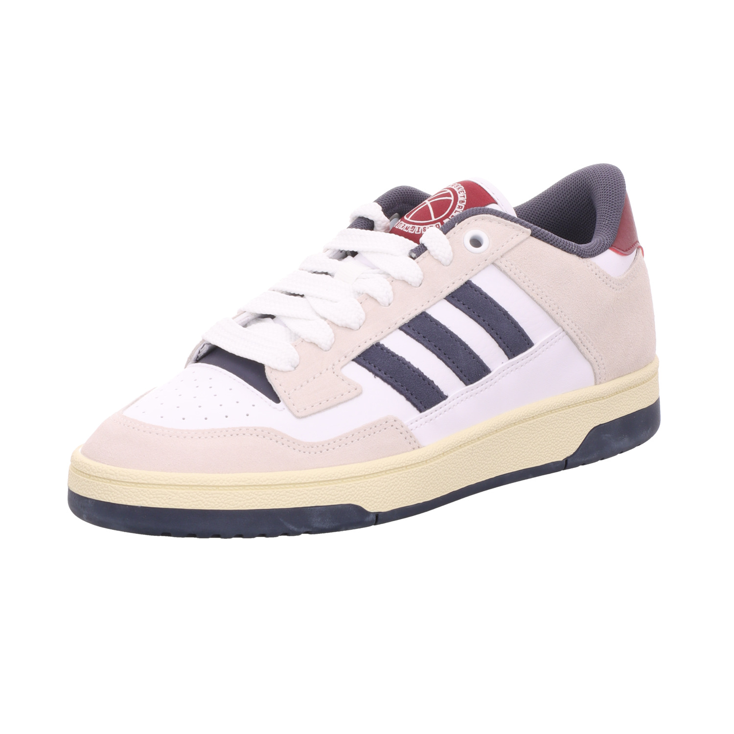 adidas Herren-Sneaker RAPID COURT LOW Weiß-Grau-Blau