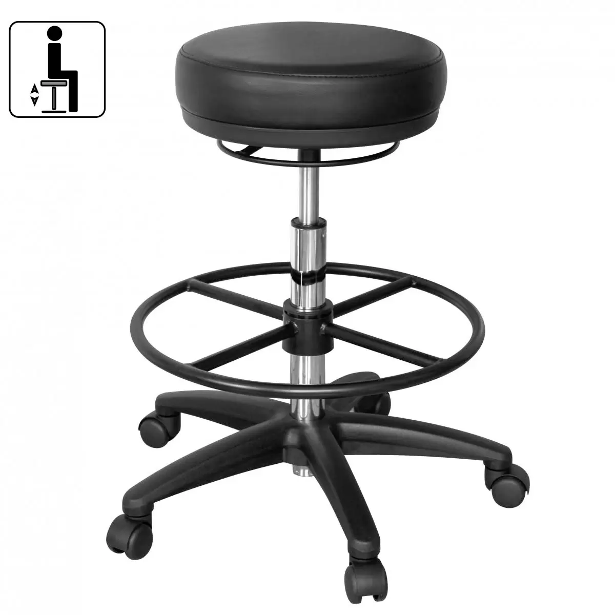 Hocker Benidorm Schwarz