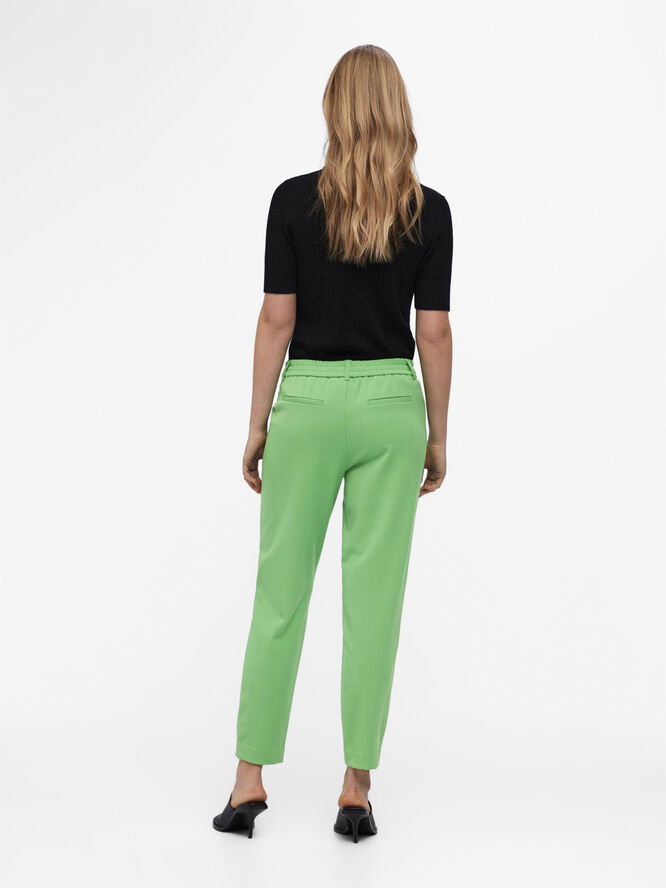 Object OBJLISA SLIM PANT NOOS Vibrant green
