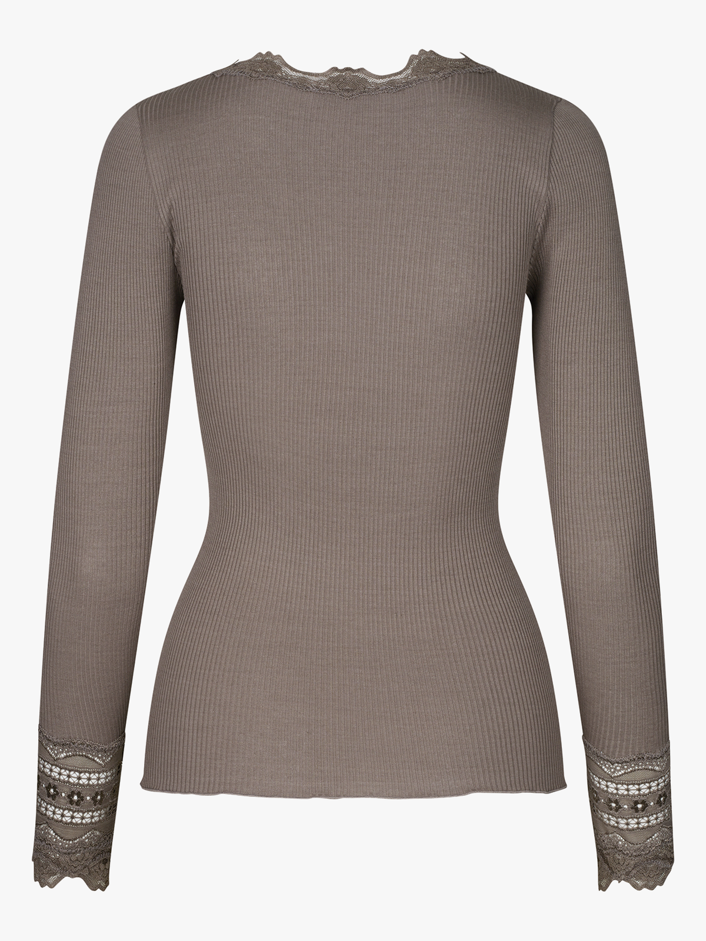 Benita Silk T-Shirt W/ Lace