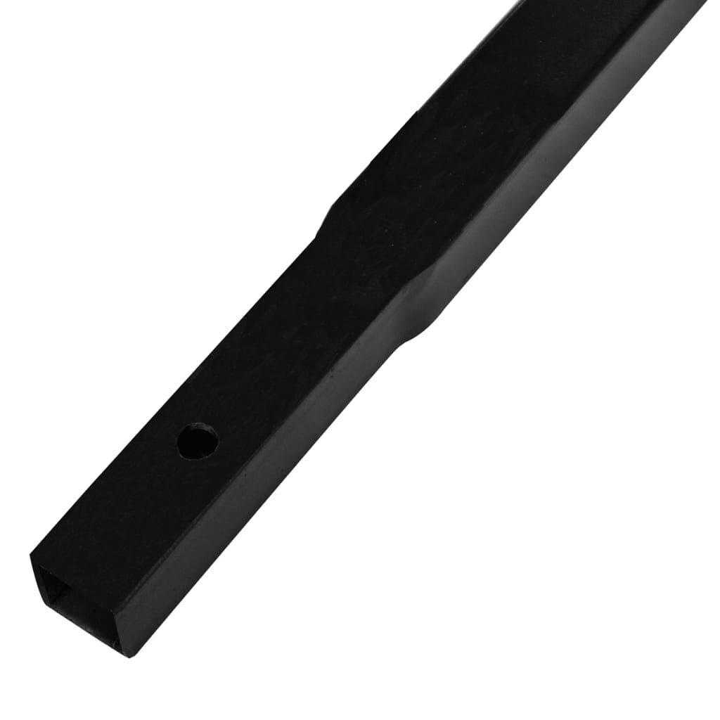 vidaXL Grondboor met handvat, 250 mm, uitschuifbaar, 12 m, staal