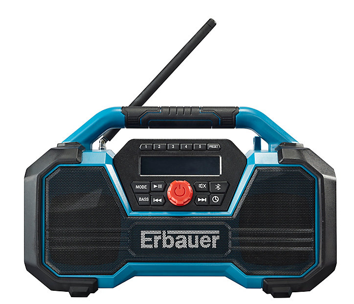 Radio sans fil Erbauer ERD18-Li 18V (sans batterie)