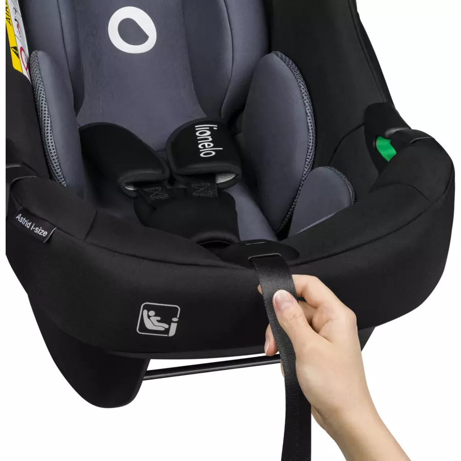 lionelo Babyschale Astrid i-Size Black Grey