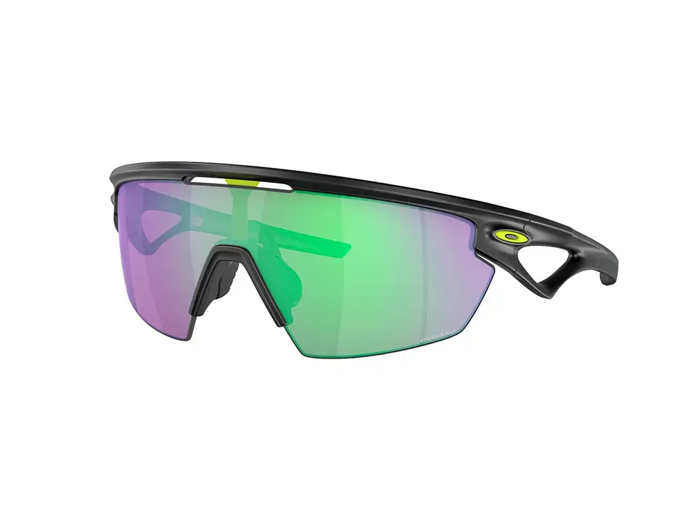 Oakley Sphaera Sport Zonnebril Prizm Road Jade Lens Mat Zwart