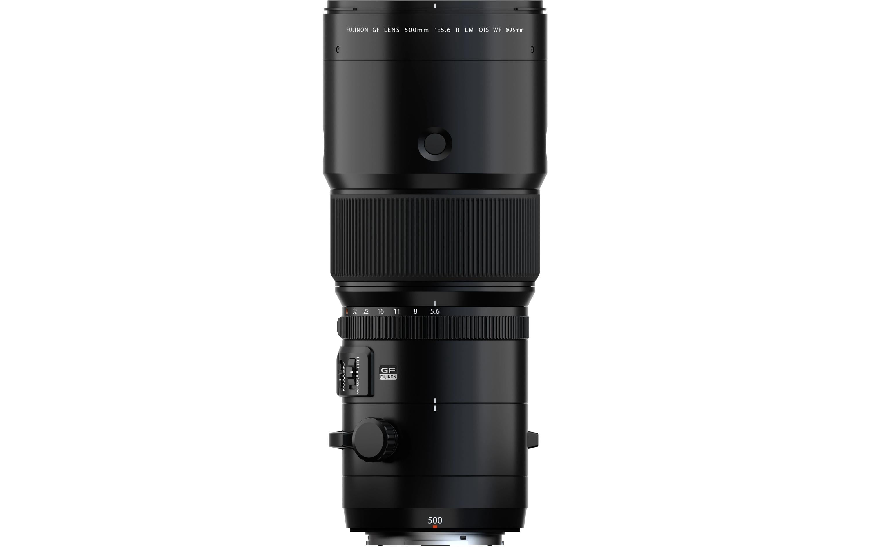 FUJINON GF 500mm F5.6 R LM OIS WR – Fujifilm G-Mount<br>Leichtes Super-Tele-Objektiv mit Bildstabilisator für die GFX Serie