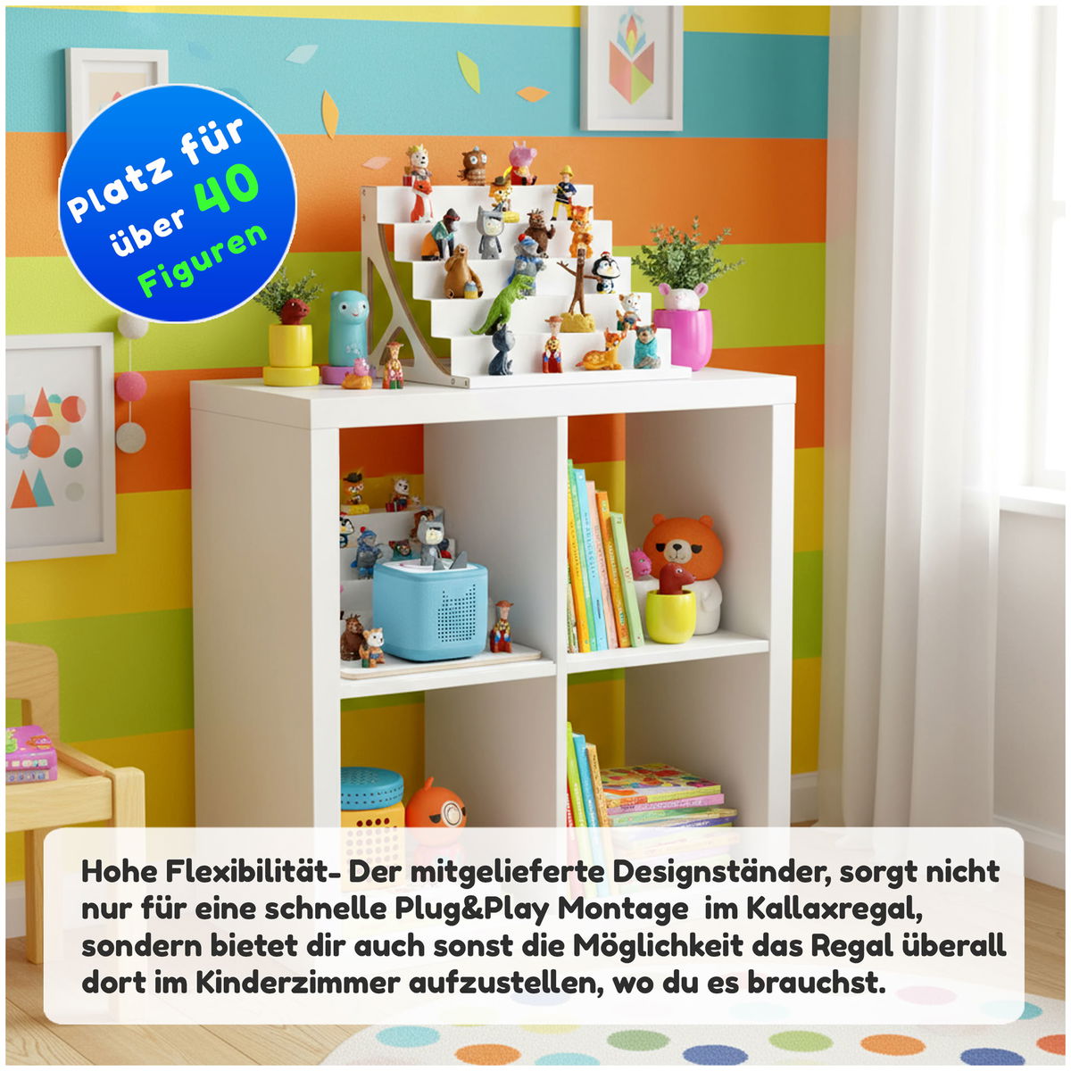 stadteckenstadtecken   Regal für Toniebox 1 und 2 Kallax System 01 mit Aussparung