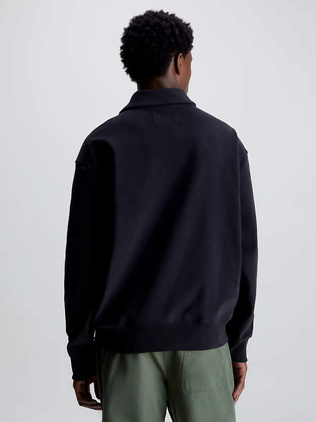 Moletom polo de modelagem relaxada
