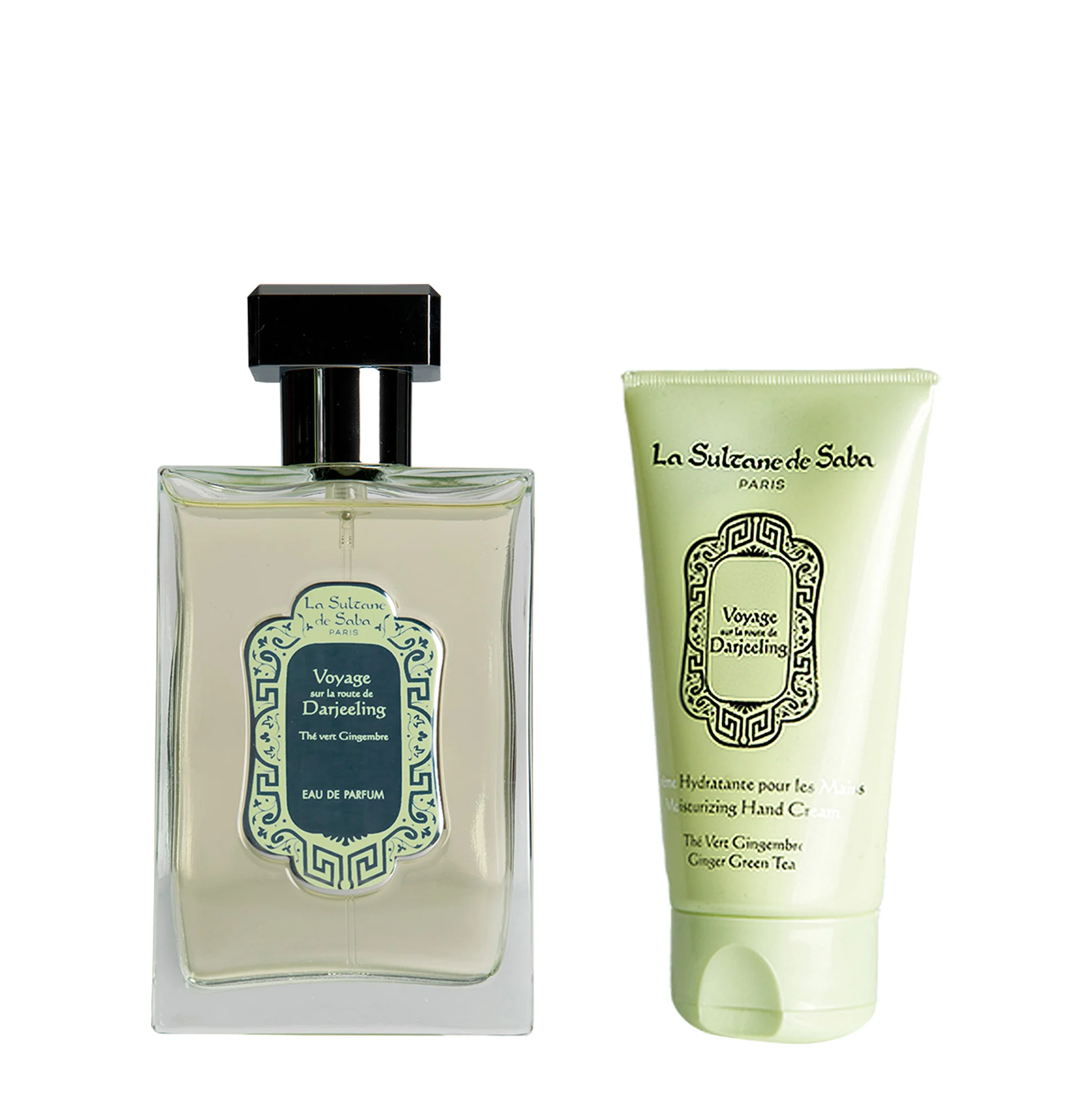 Coffret/Parfum + crème des mains Thé Vert Gingembre |