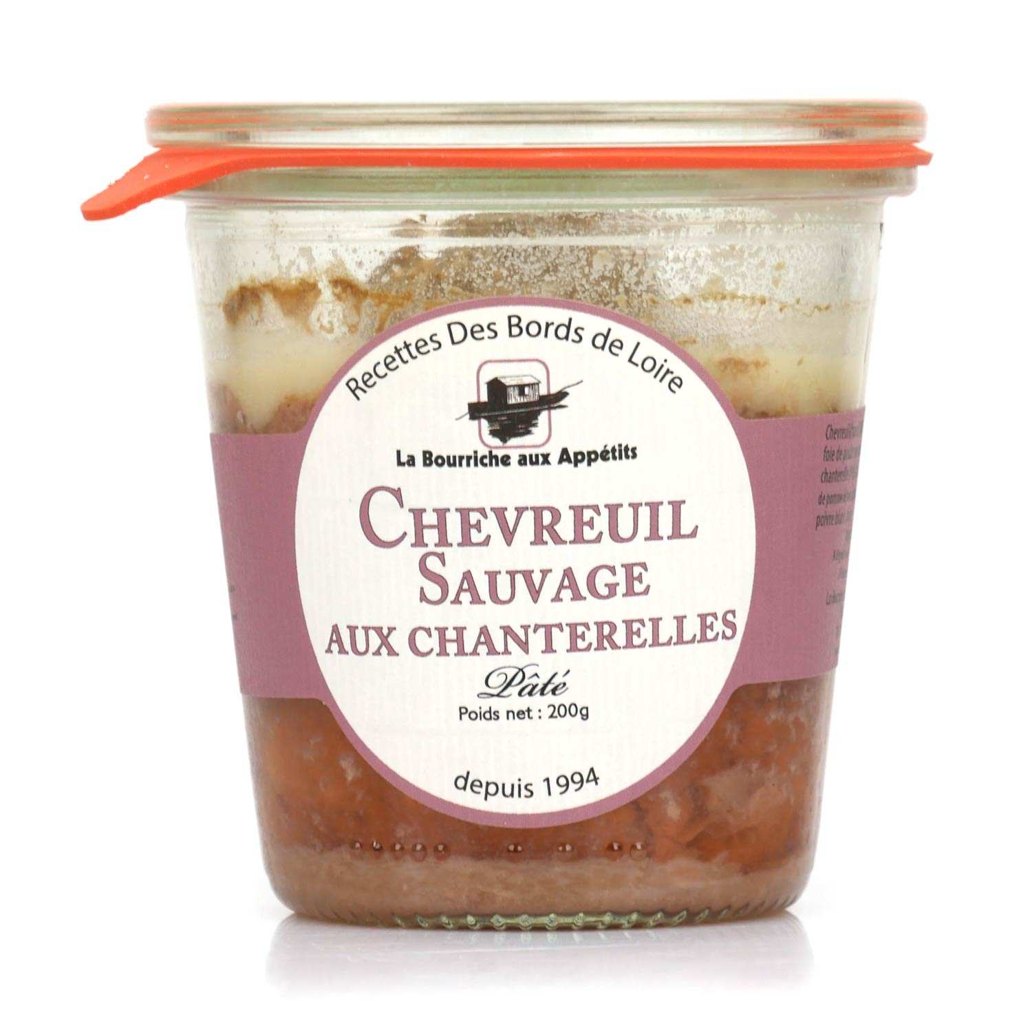 Pâté de chevreuil sauvage aux chanterelles