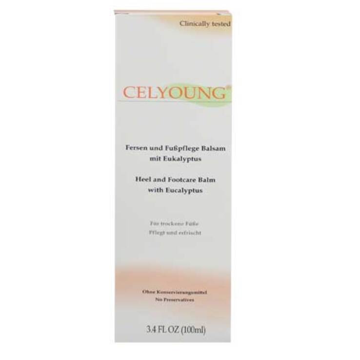 Celyoung Fersen und Fußpflege Balsam mit Eukalyptus, 100 ml