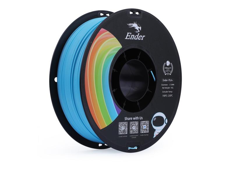Creality Filament PLA  Blau, 1.75 mm, 1 kg Hochwertiges PLA  Filament für 3D-Drucker