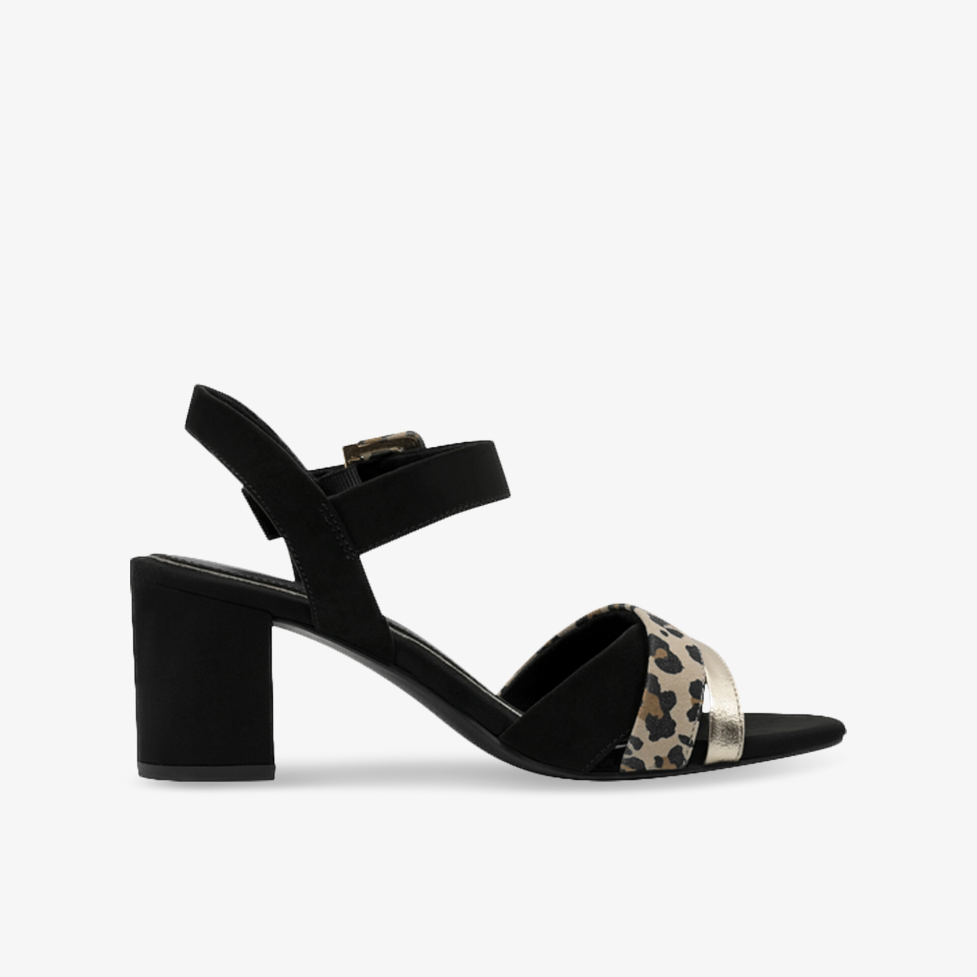 MARCO TOZZI Damen Riemchensandalen schwarz