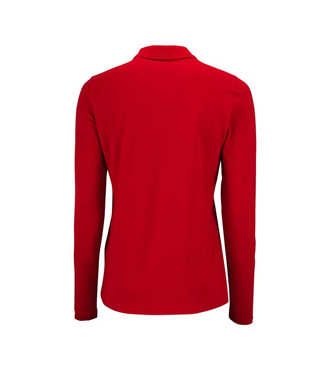 SOLS - Polo manches longues PERFECT - Femme (Rouge) - UTPC2908