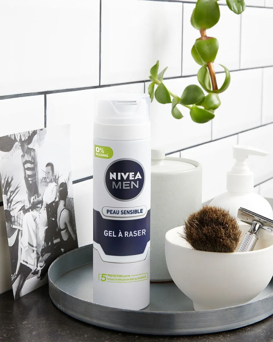 GEL À RASER HOMME PEAU SENSIBLE