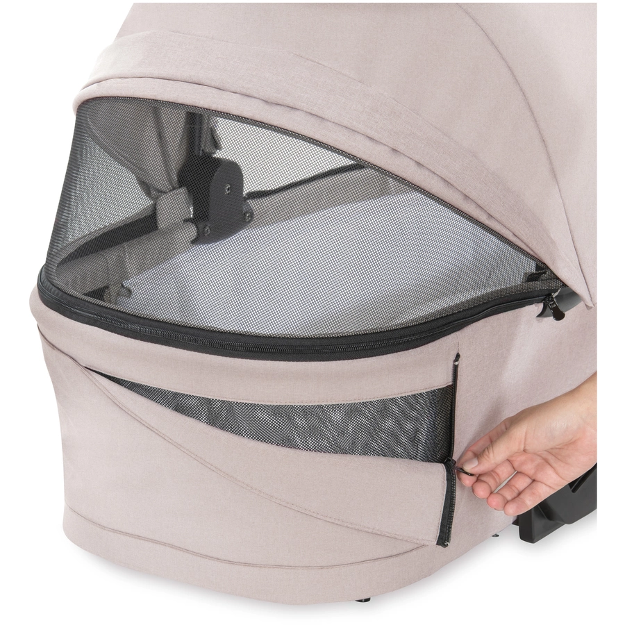 hauck Kinderwagen Vision X Set Black Melange Beige