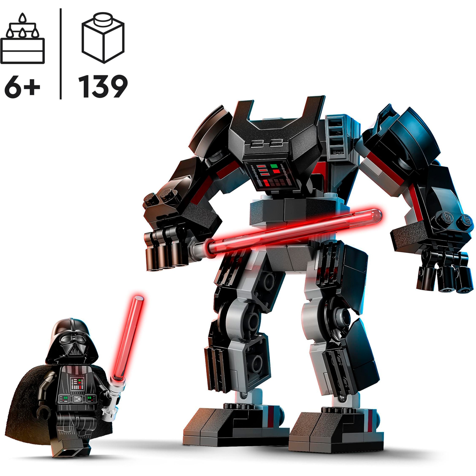 LEGO Konstruktionsspielzeug Star Wars Darth Vader Mech