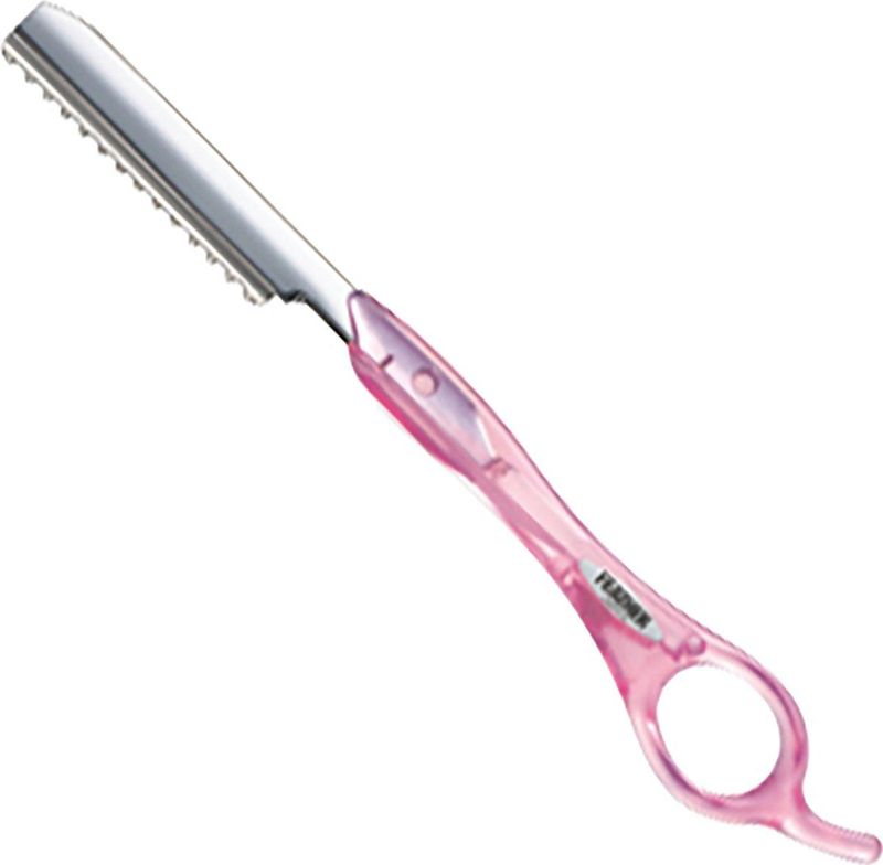 Ysaky Feather Styling scheerapparaat, groot, fuchsia