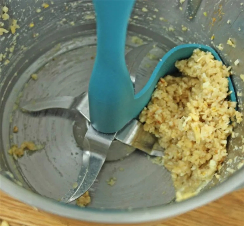 Drehkellen Spatel für Thermomix Küchenmaschine zum Schöpfen / Entnehmen / Portionieren - Petrol