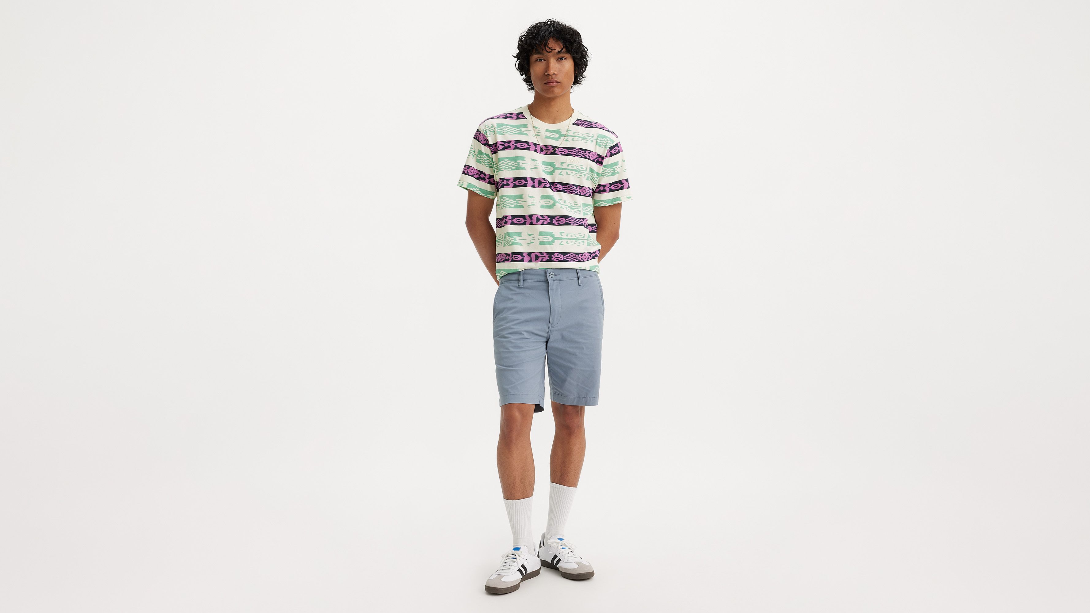 Short XX Chino Standard - Kano Blue S Lt Wgt Msand Twll - Bleu
