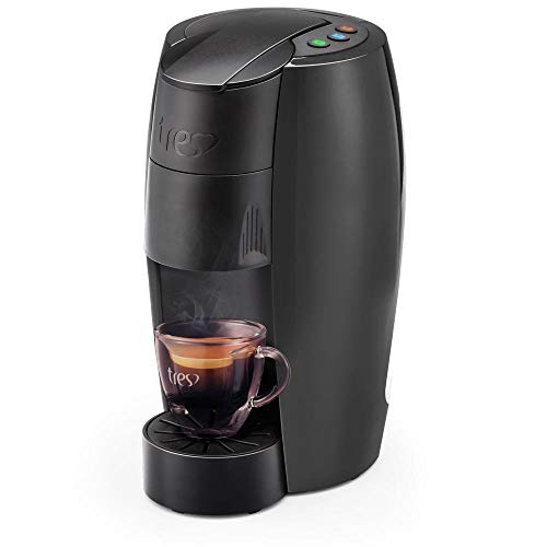 Cafeteira Espresso, Lov, 110V, Preta Brilhante, Tr&ecirc;s Cora&ccedil;&otilde;es