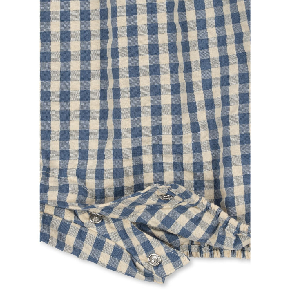 Køb Konges Sløjd Captains Blue Check Kim Romper GOTS