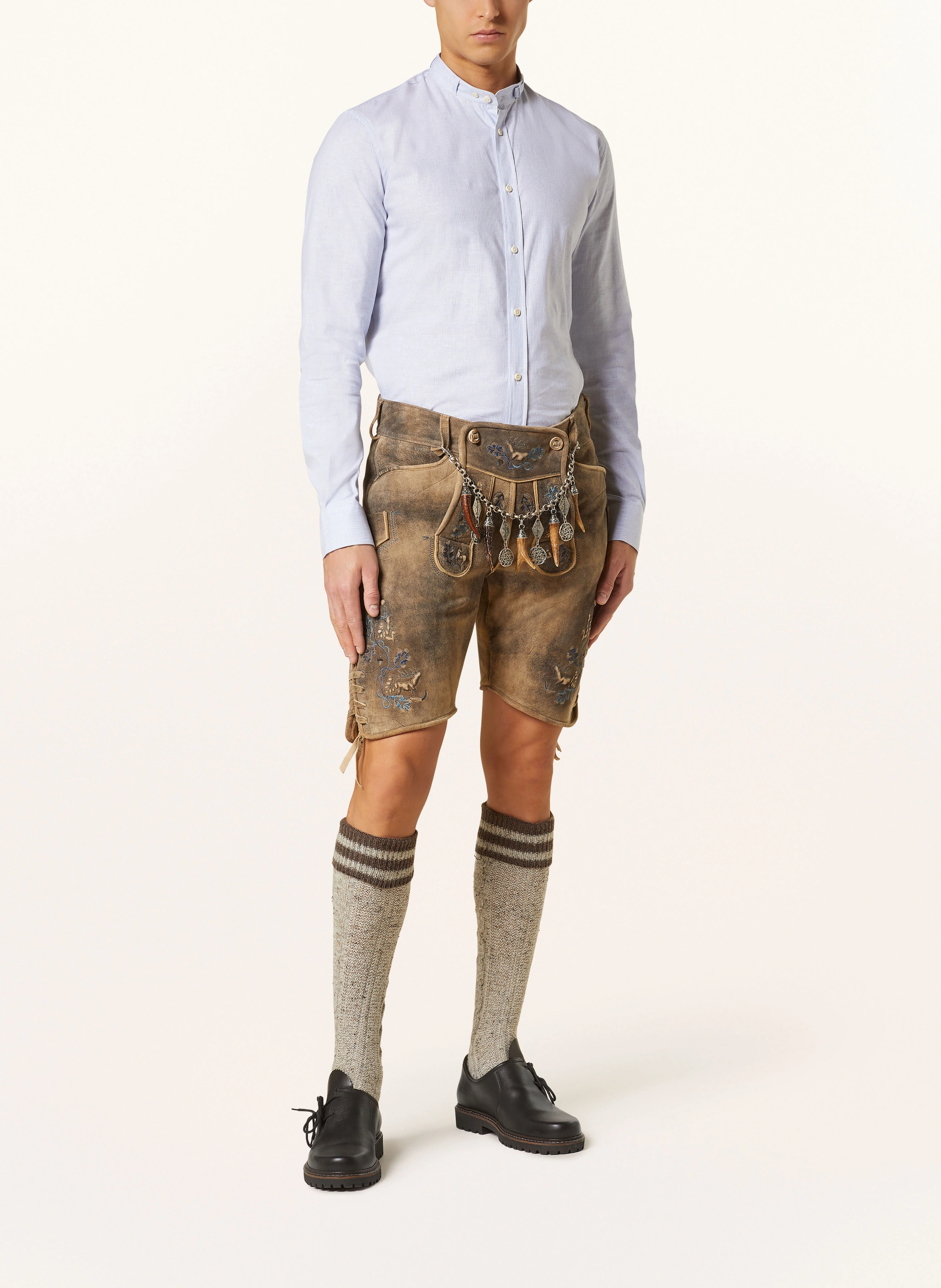 Gottseidank Trachtenhemd LENZ Slim Fit mit Stehkragen