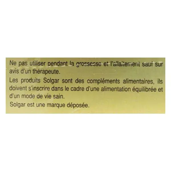 Solgar Fenogrego 100 cápsulas vegetais