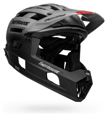 Casque avec Mentonnière Amovible BELL Super Air R Mips Fast House Gris Noir