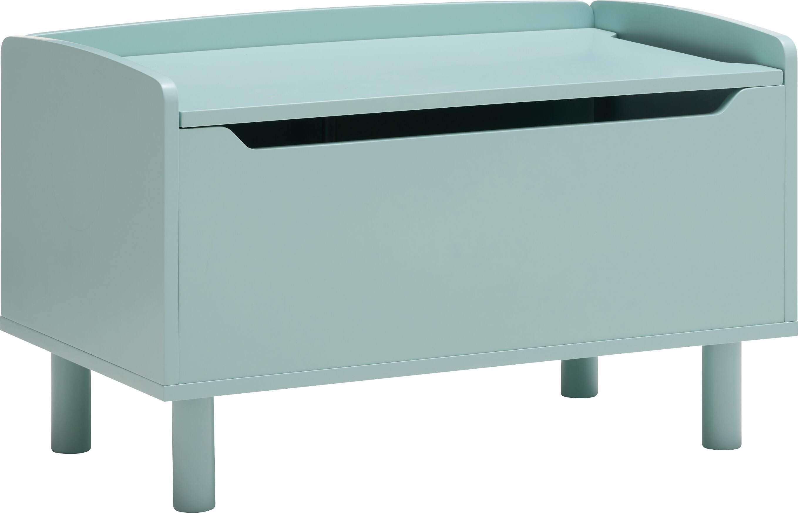 SERAFIN Truhe - Türkis / B: 70.0 cm x T: 40.0 cm x H: 43.0 cm