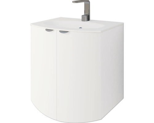 Badkamermeubel Baden Haus Onda BxHxD 69 x 70 x 51 cm Frontkleur wit mat mat