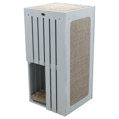 Arranhador de gato de design exclusivo, multicolorido