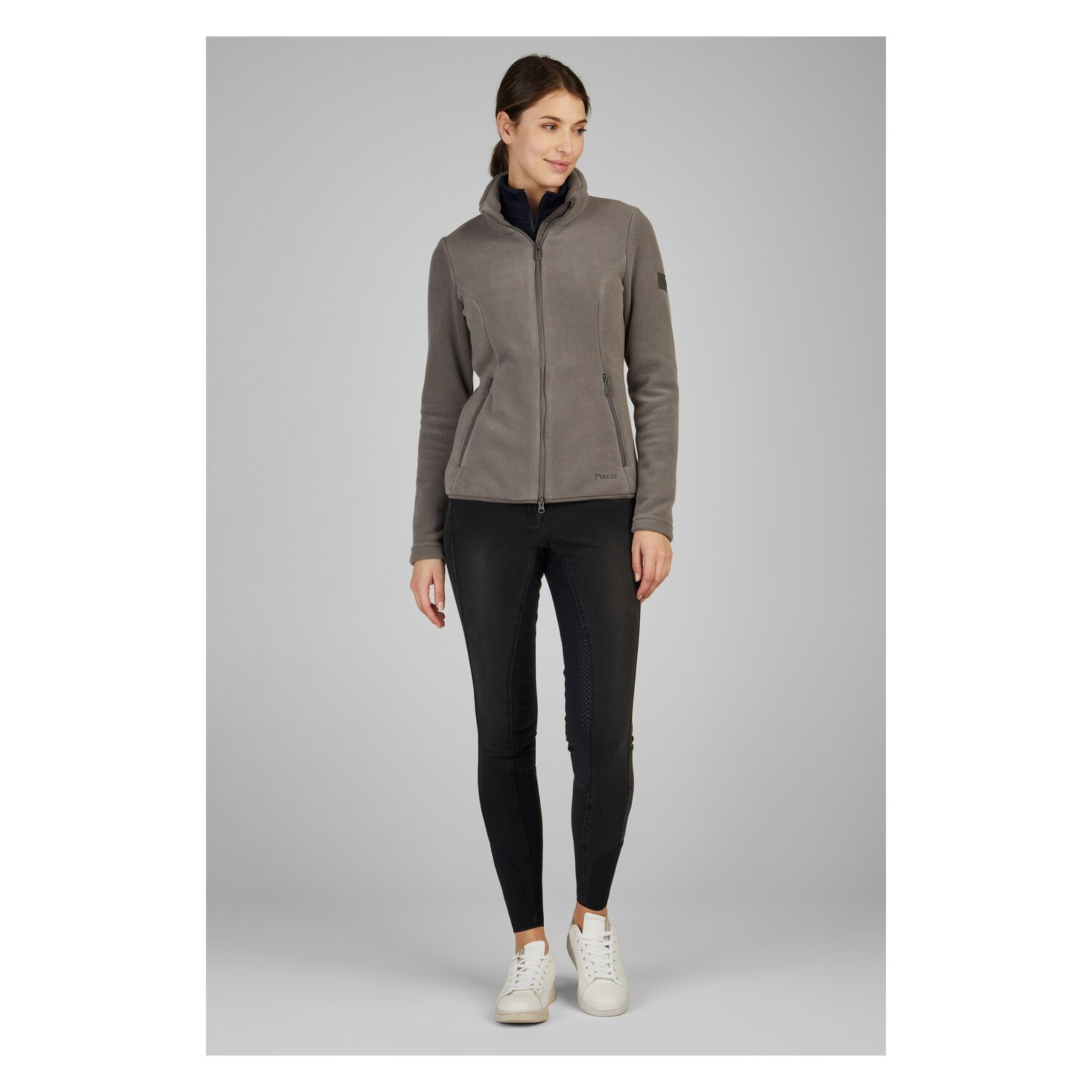 PIKEUR Sports Collection Fleecejacke mit Stehkragen  - steel grey
